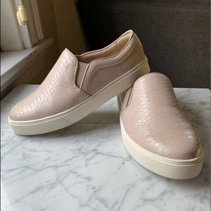 Aldo faux exotic leather slip on sneakers
